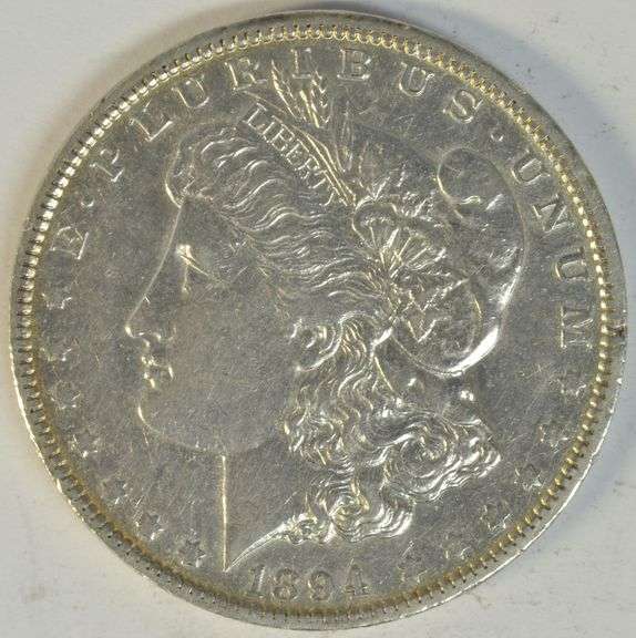 Scarce 1894-O Morgan Silver Dollar in AU