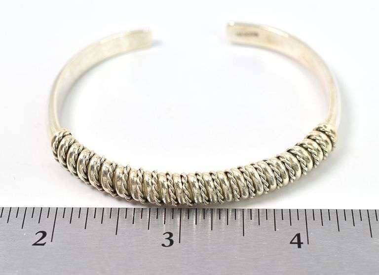Cuff Bracelet in Sterling Silver