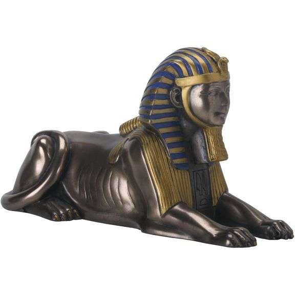 7-Inch Egyptian Sphinx Statue Figurine
