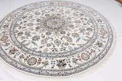 Handmade Round Nain Design 8.0x 8.0