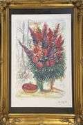 Rare collectible Marc Chagall, original offset lithograph signed in the plate