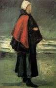 Vincent Van Gogh, Fisherman's Wife on the Beach