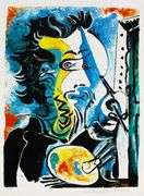 Collectible Pencil Numbered Pablo Picasso, The Artist