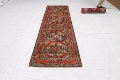 Handmade Kazak Design Runner 2.9x9.9