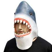 Richard Dreyfuss Autographed JAWS Shark Mask w Remarkably Unique Signature! ACOA