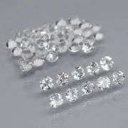 Glittering 3.88ct diamond white Topaz set