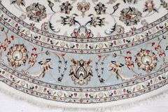 Handmade Round Nain Design 8.0x 8.0