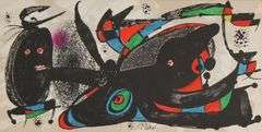 Joan Miro's "Iran, 1975," original lithograph