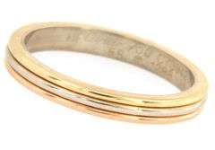 Cartier Vendome Louis Cartier Wedding Band Ring in 18K, CZ 58