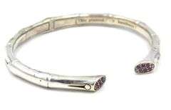 John Hardy Bamboo Lava kick cuff bangle