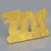 Very intricate and large 64.45ct untreated Chalcedony Dragon!