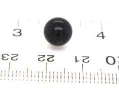 14kt Yellow gold 8-8.5mm black onyx stud earrings