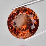 Simply ravishing 12.26ct Imperial Topaz solitaire
