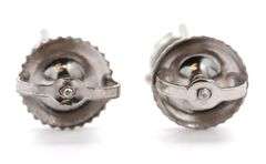 0.78ctw Round Diamond Solitaire Stud Earrings in 14K