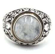 Vintage 925 sterling silver opal ring