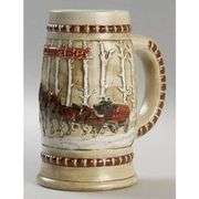 1981 Budweiser Holiday Beer Stein Mug