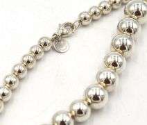 Tiffany & Co graduated bead necklace