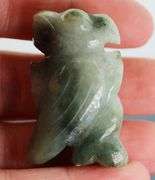 Tremendous 162.98ct Jade falcon carving