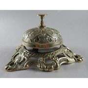 Ornate Solid Brass Counter Bell