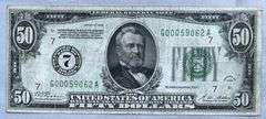 $50 1928 Gold Redeemable Cleveland FRNote