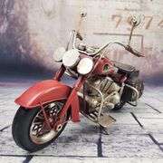 Iron Motorcycle Model Hand-Painted