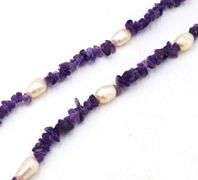 Lot of 4 Amethyst necklaces