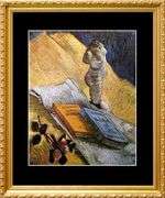 Vincent Van Gogh, Still Life: Plaster Statuette and Books