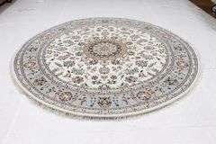Handmade Round Nain Design 8.0x 8.0