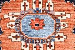 Handmade Heriz Design 9.3x12.0