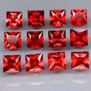 Unforgettable 4.89ct 12pc. Mozambique Garnet set