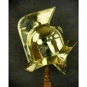 Medieval Brass Gladiator Roman Fighter Helmet Armor