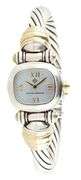 David Yurman Cable Watch, MOP Dial, Quartz, Sterling Silver, 14K Yellow Gold