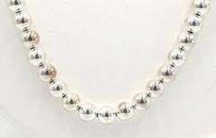 925 Sterling silver beaded chain necklace