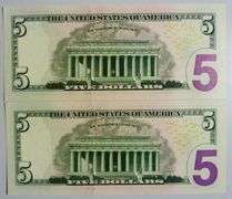 (2) Superb Crisp 2017A $5 Star Replacement Notes Atlanta Consecutive!