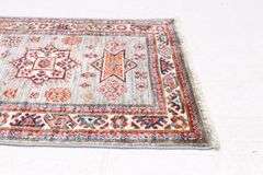 Handmade Kazak Design Runner 2.5x6.7