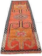Handmade Farahan Design Runner 3.1x10.6