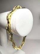 Dazzling 14 Kt 15.8  Gram Yellow Gold Plated Tennis Bracelet