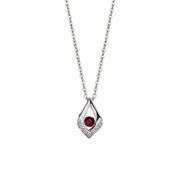 Genuine natural Garnet dancing pendant