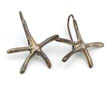 925 Sterling silver star fish pendant on chain and star fish earrings