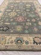Handmade Oushak Design 9.1x12.3