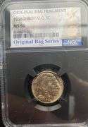 1938 D Buffalo NGC MS 66 With Original Bag Fragment