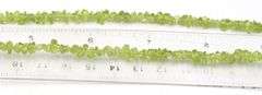 Group lot of 4 Peridot chip beads necklaces