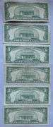 6 Various 1963 Series $5 Red Seal US Notes