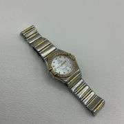 Omega Constellation My Choice Ladies Watch 18K Gold Stainless Steel Diamonds