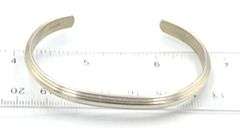 Vintage 925 sterling silver cuff bangle