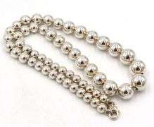 Tiffany & Co graduated bead necklace