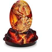 Lava Dragon Egg Handmade Crystal Dragon Statue