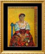 Vincent Van Gogh, The Italian Woman with Carnations