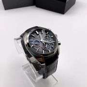 SEIKO ASTRON GPS SOLAR 5X53-0AJ0 42mm Watch Black Leather Strap