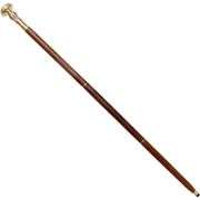 Vintage Brass Victorian Knob Handle Walking Cane